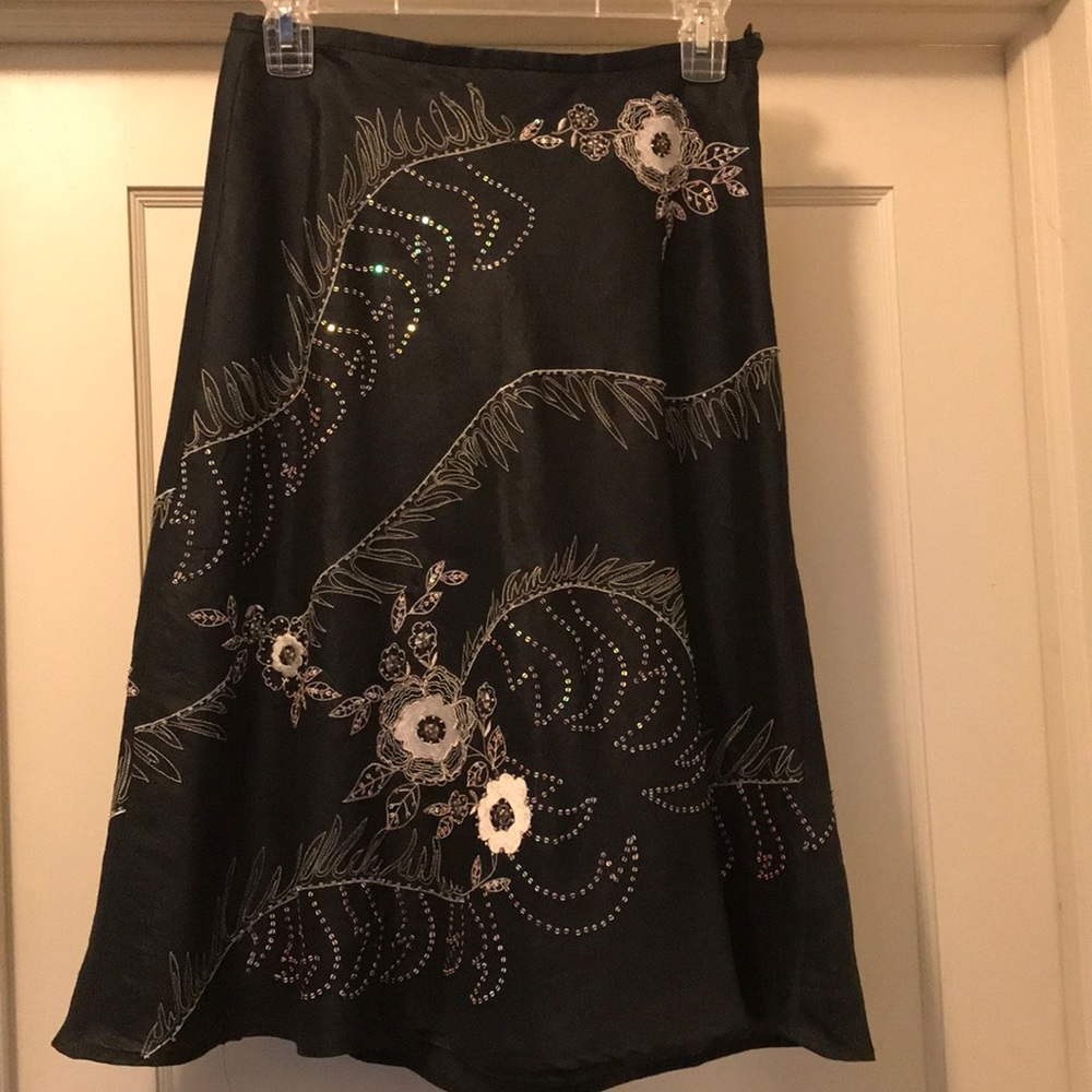 Anne Carson beaded skirt